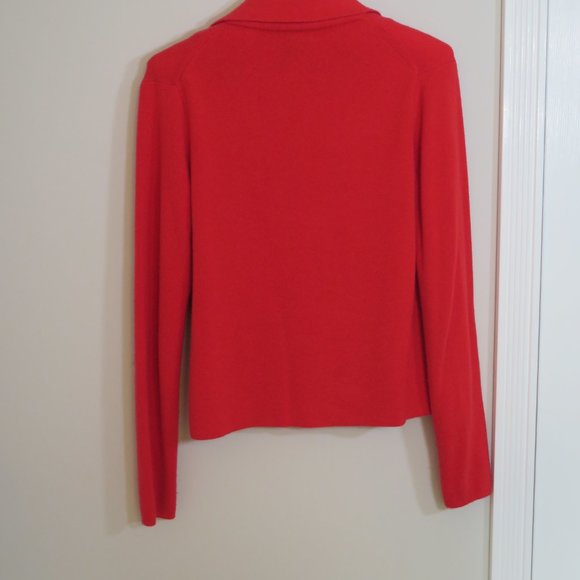J CREW - Wool red knitted jacket - Picture 7 of 10